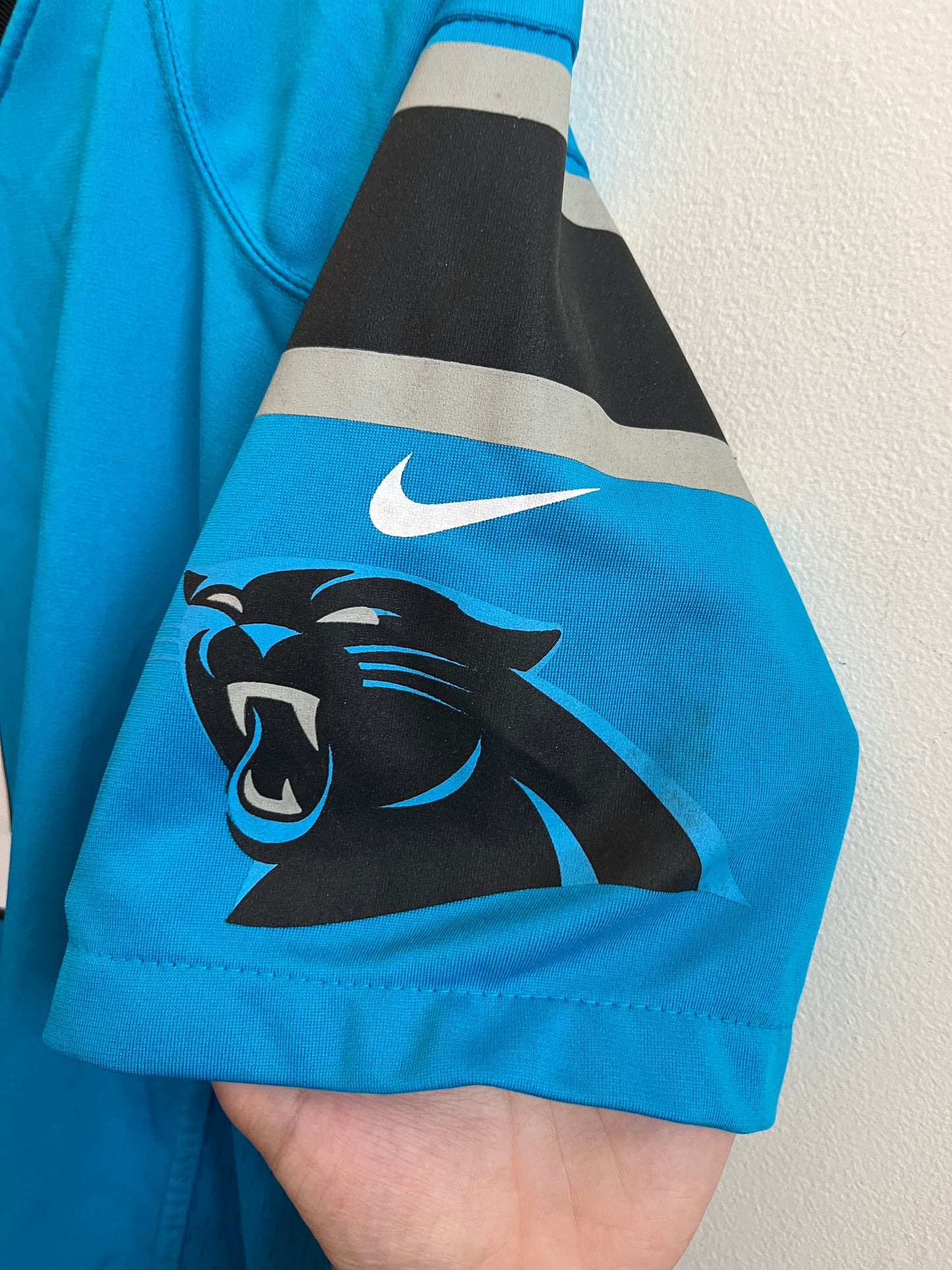 2015 Carolina Panthers Cam Newton Blue Jersey (Youth XL)