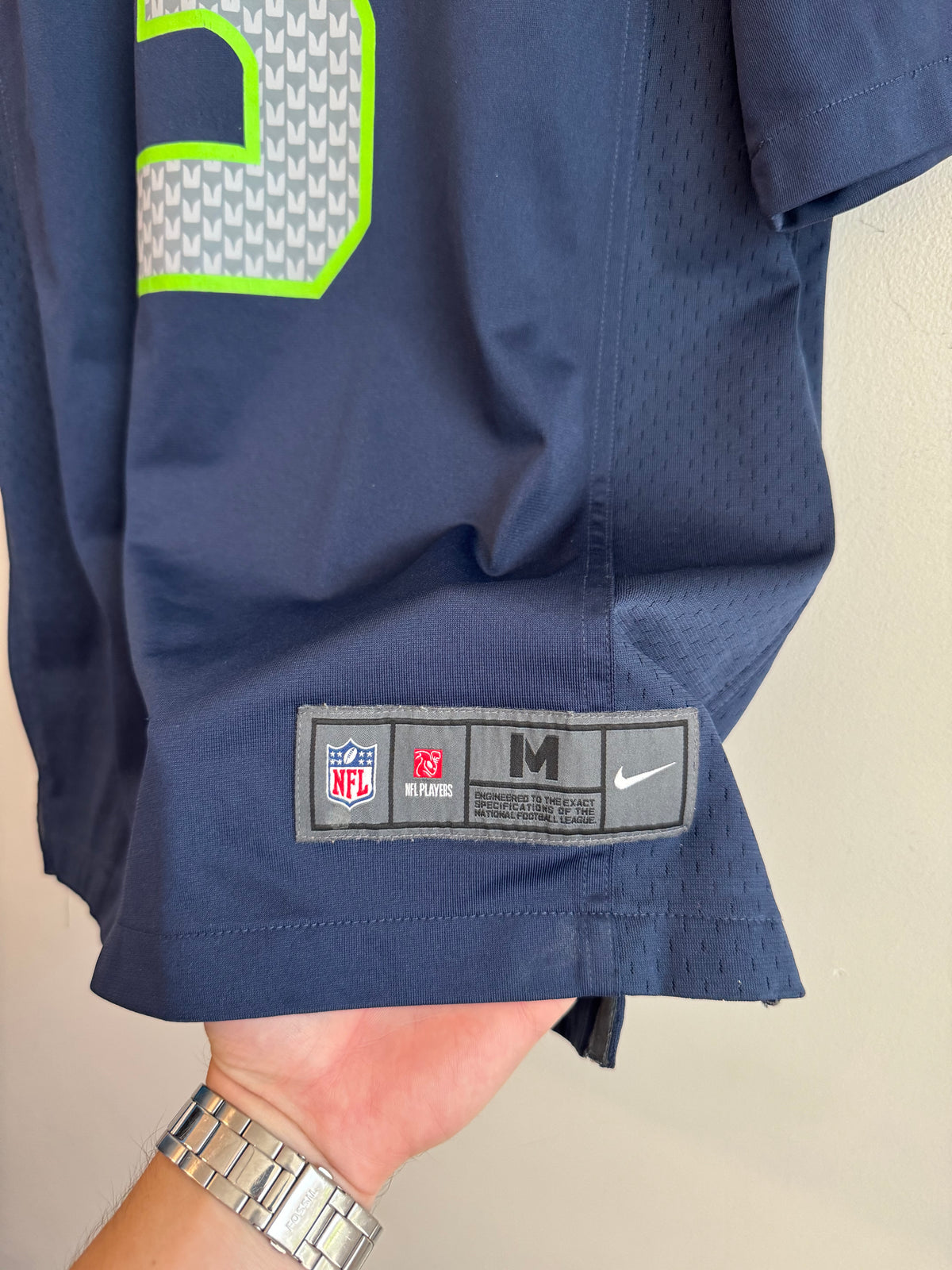 2010s Seattle Seahawks Russel Wilson Nike Home Jersey (M)