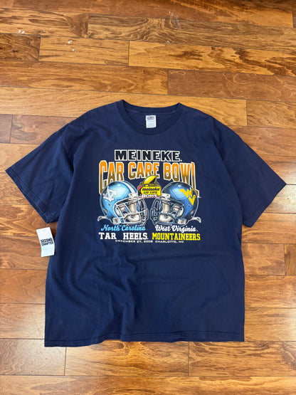 2008 Meineke Bowl UNC WVU Tee (XXL)