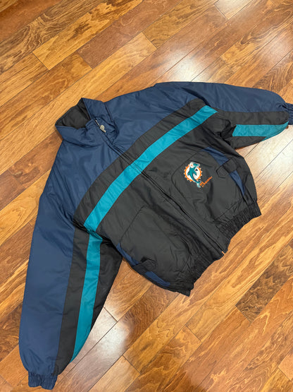 90s Miami Dolphins Pro Player Puffer Jacket (XXL)