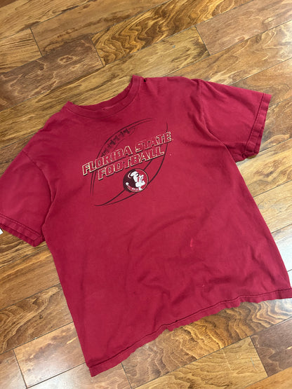 00s Florida State University (FSU) Distressed Vintage Tee (M)