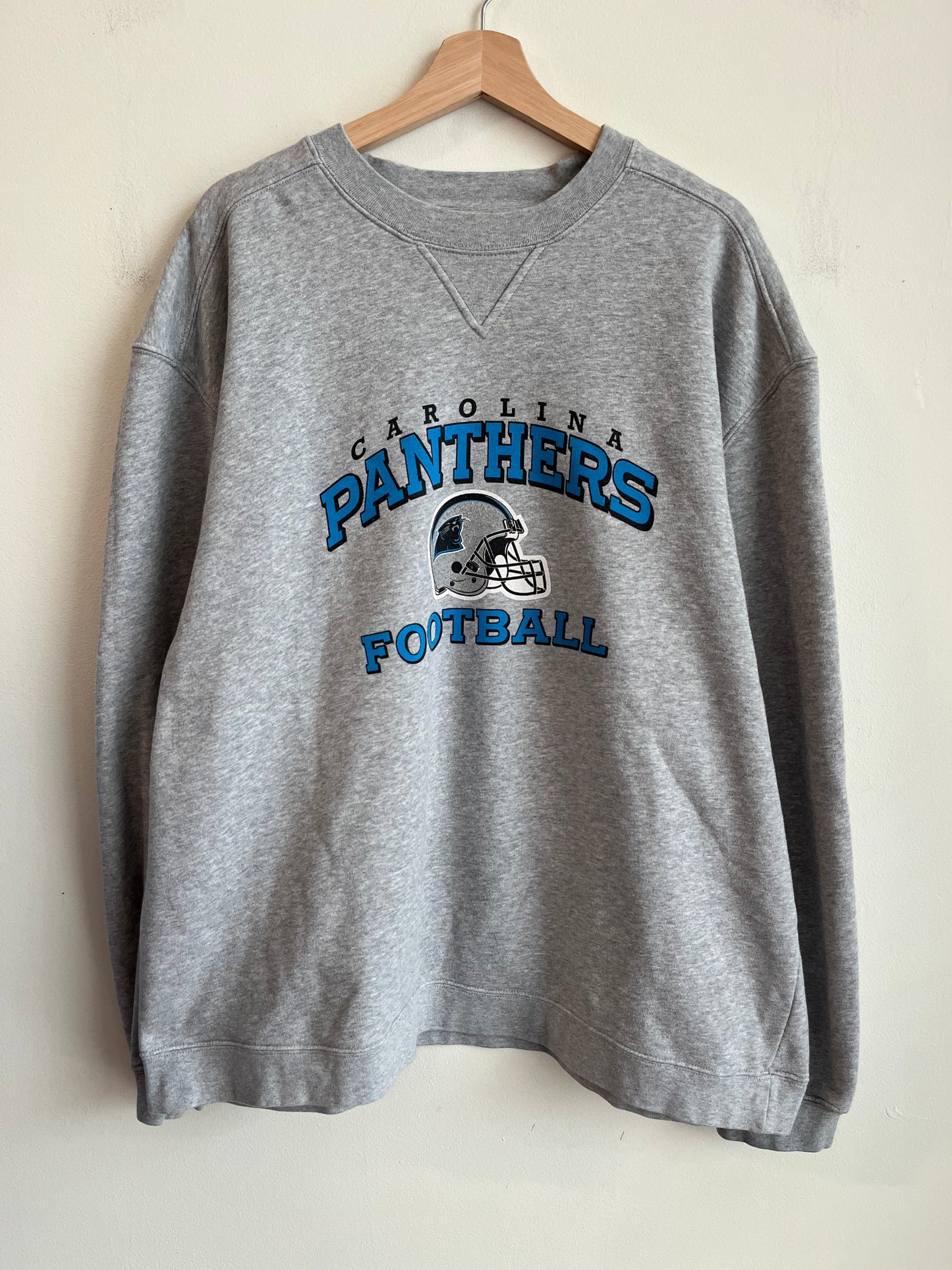 00s Carolina Panthers Boxy Grey Crewneck (XL)