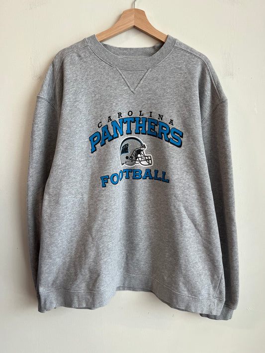 00s Carolina Panthers Boxy Grey Crewneck (XL)