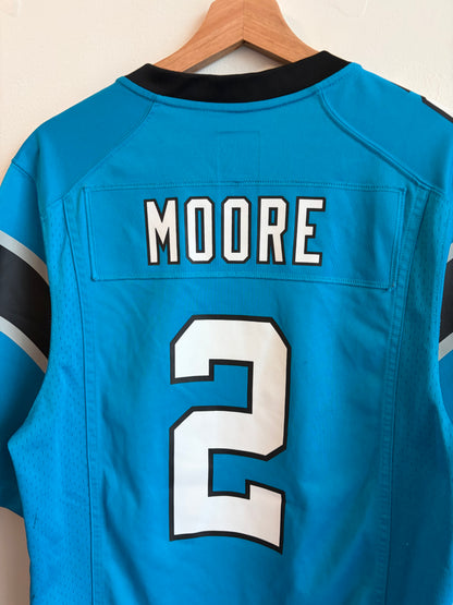 2010s Carolina Panthers DJ Moore Nike Blue Jersey (S)