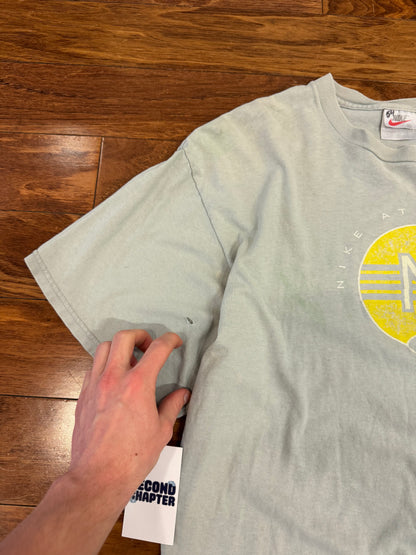 90s Nike Athletics Yellow Swoosh Tee (XL)
