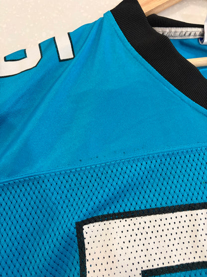 00s Carlina Panthers Dan Morgan Reebok Blue Jersey (M)