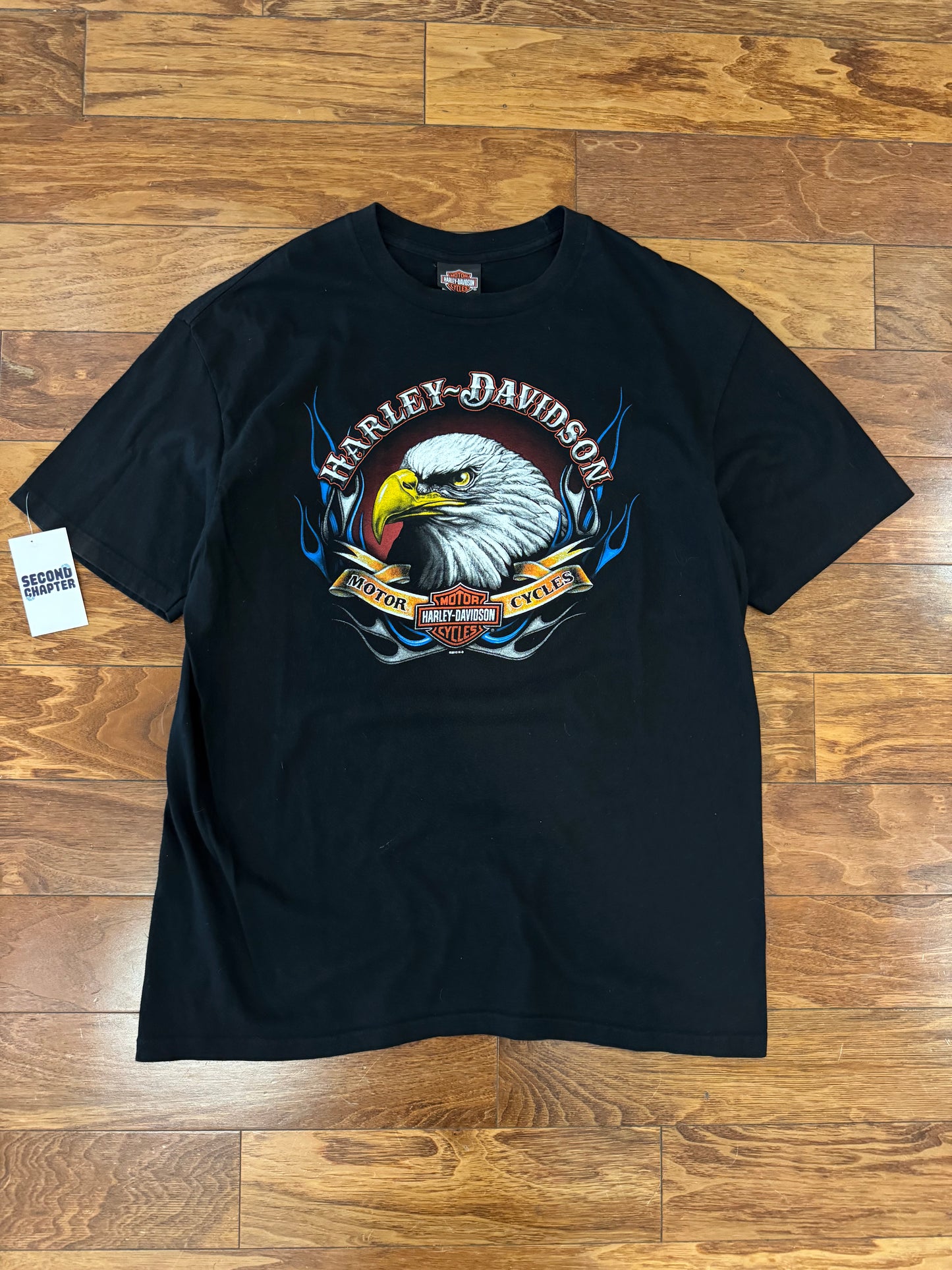 2013 Harley Davidson Iowa Flaming Eagle Vintage Tee (XL)