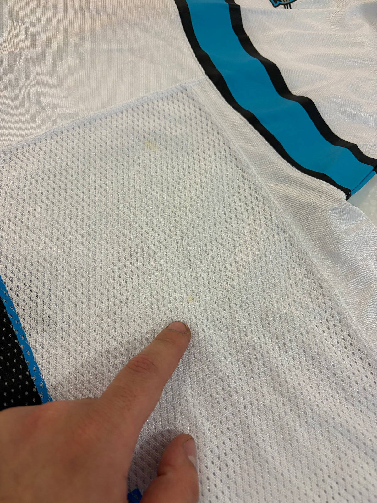 2010s Carolina Panthers Cam Newton Reebok Away Jersey (Youth XL)