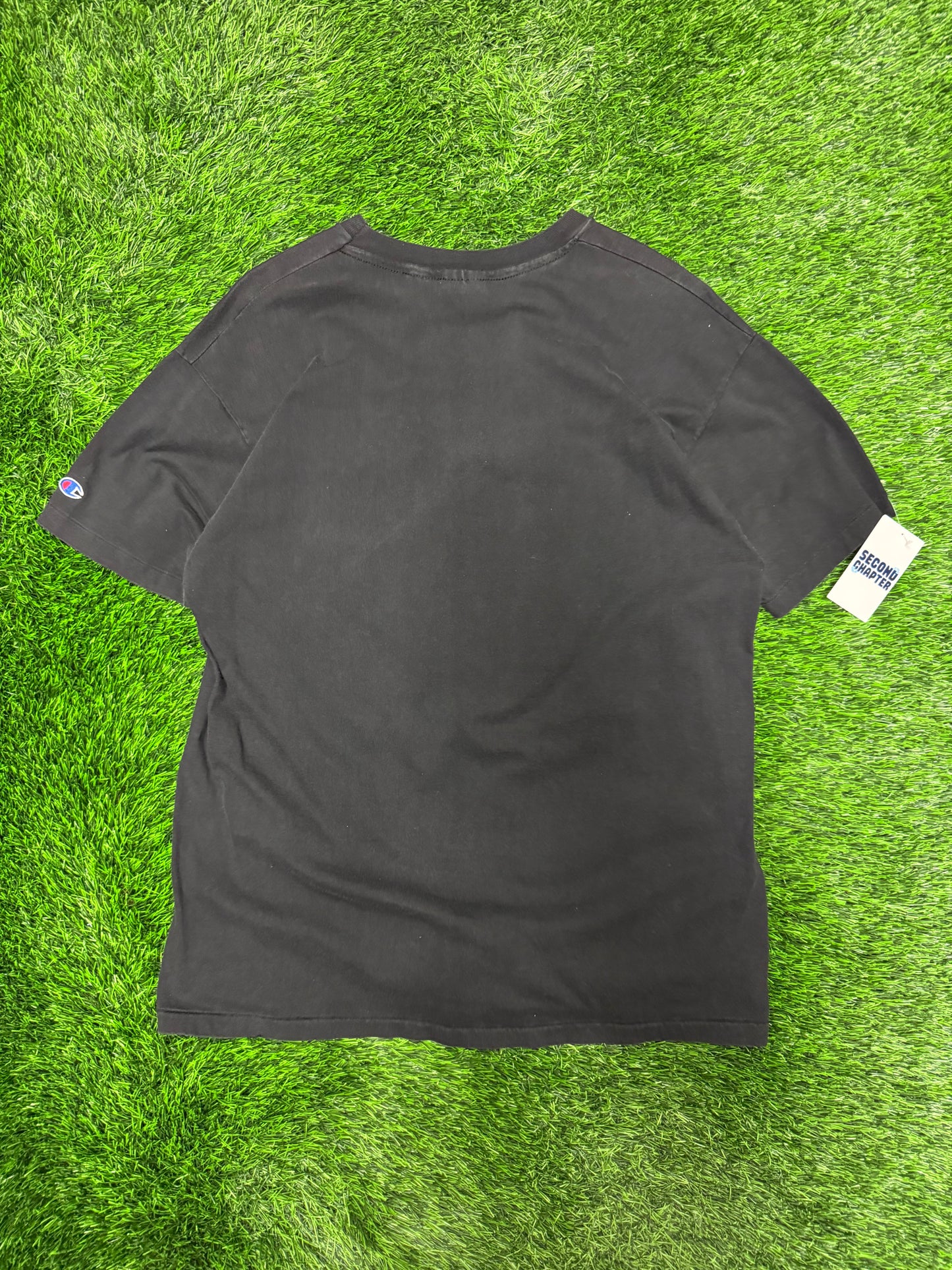 90s Chicago Bulls Champion Spell Out Vintage Tee (XL)