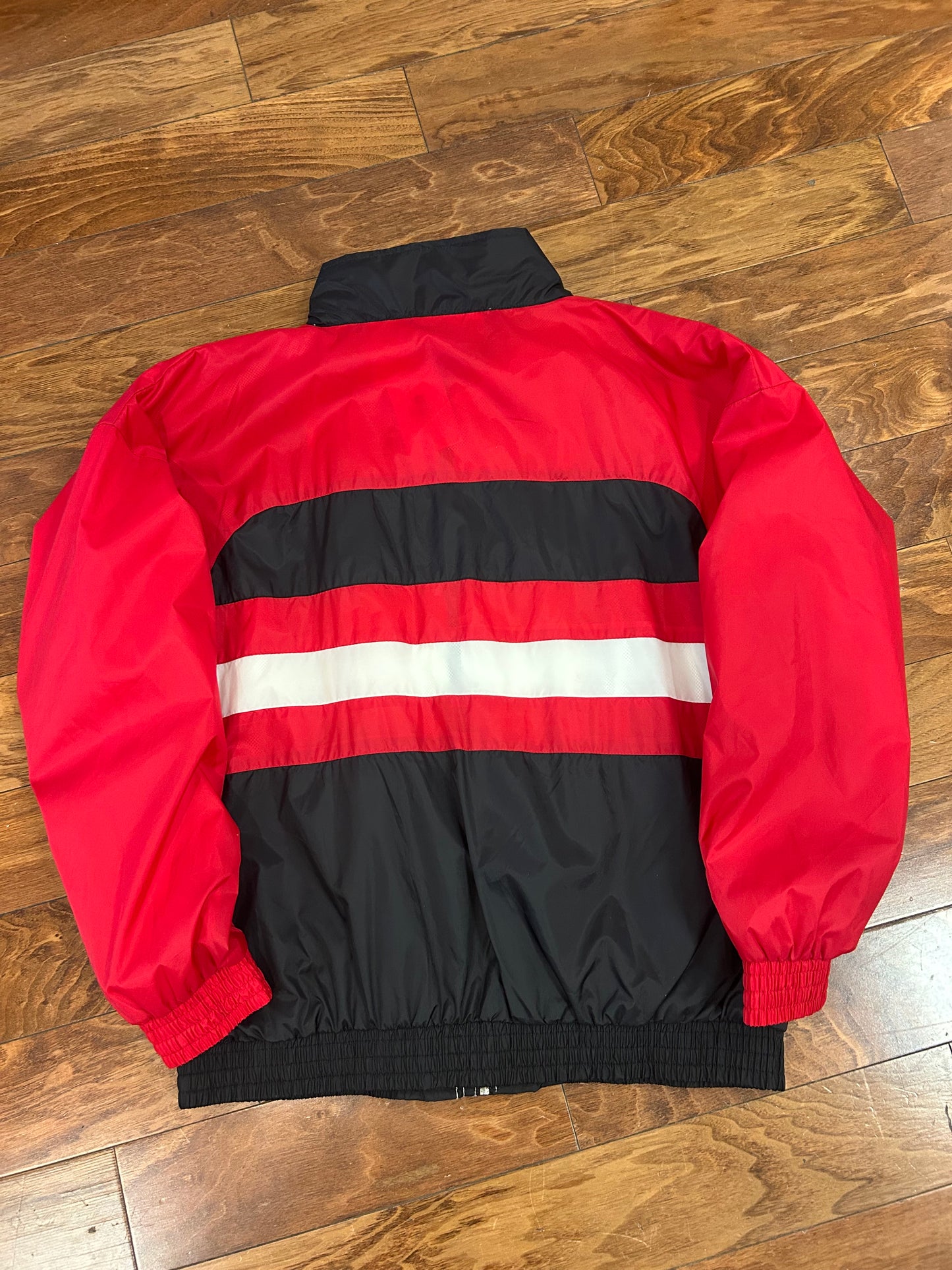 90s Spalding Vintage Striped Windbreaker (XL)