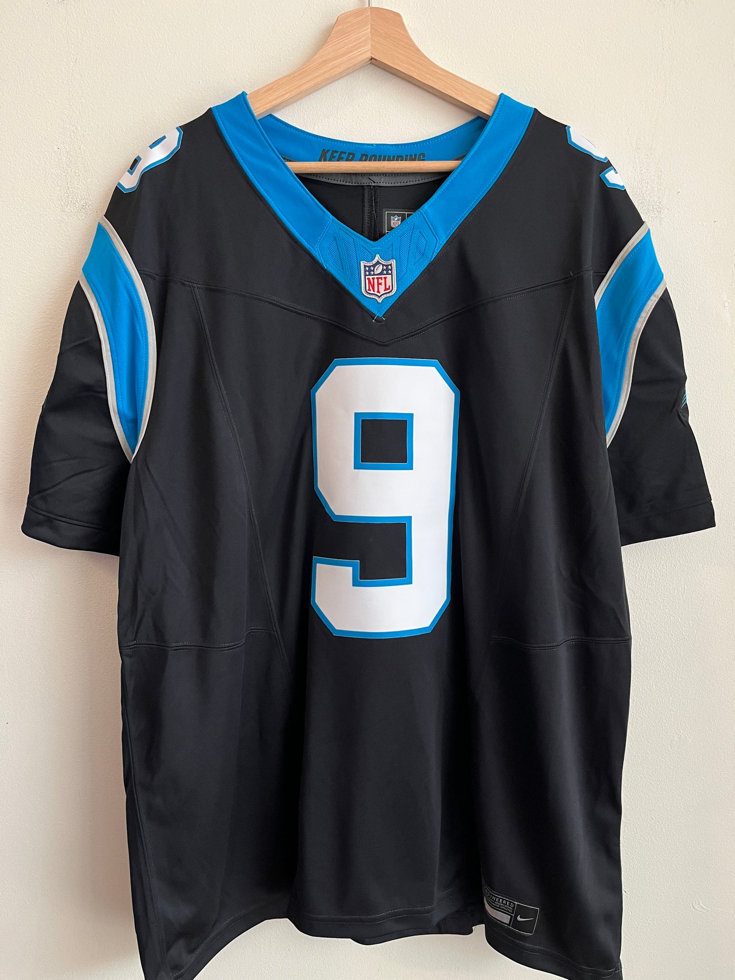 2023 Carolina Panthers Bryce Young Deadstock Nike Vapor F.U.S.E Stitched Jersey (XXL)