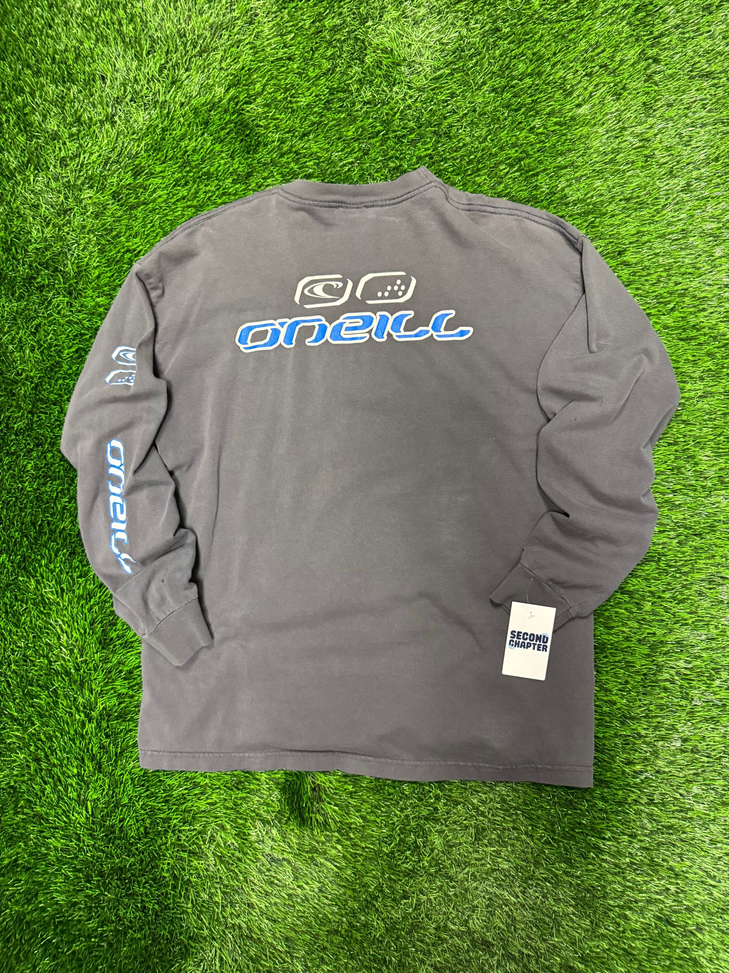 00s O'Neill Sleeve Hit Spell Out Long-sleeve Surf Vintage Shirt (L)