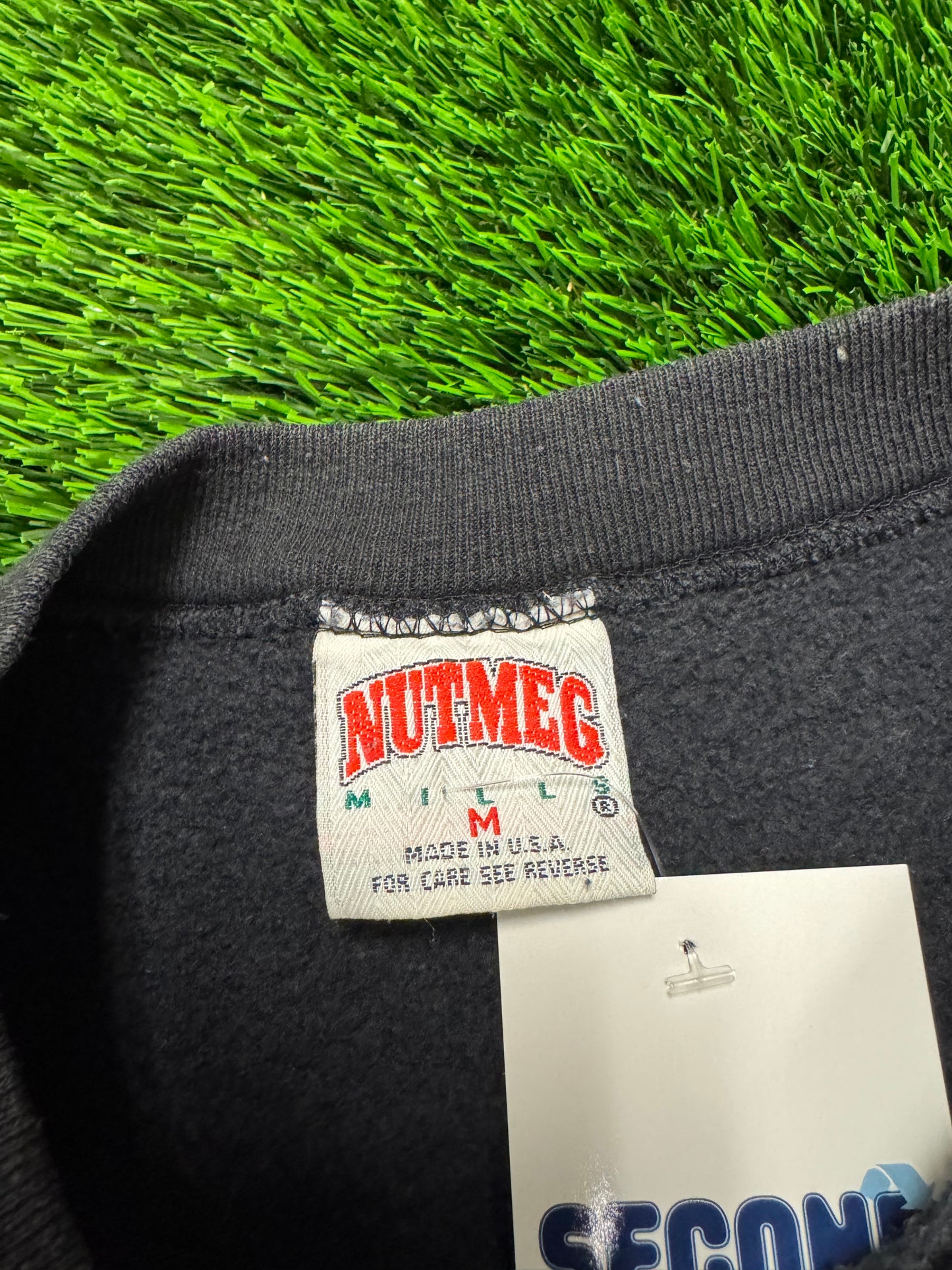 1993 Carolina Panthers Big Face Nutmeg Crewneck (M)