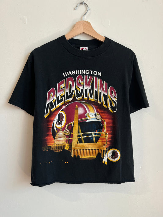 90s Washington Redskins NFL Cropped Helmet True Fan Tee (M)