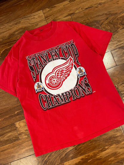 1997 Detroit Red Wings Stanley Cup Tee (L)