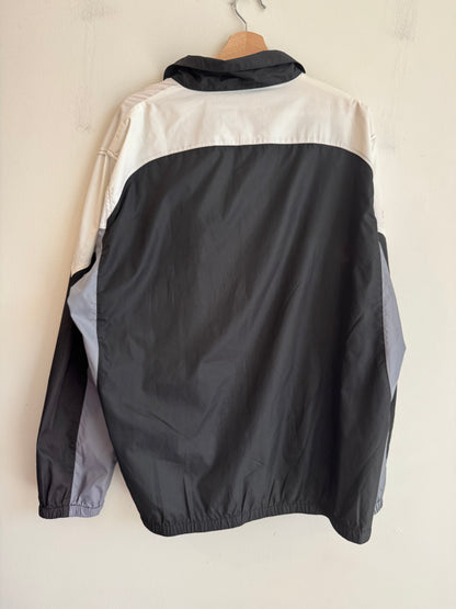 00s Carolina Panthers Sports Illustrated Striped Windbreaker (XL)