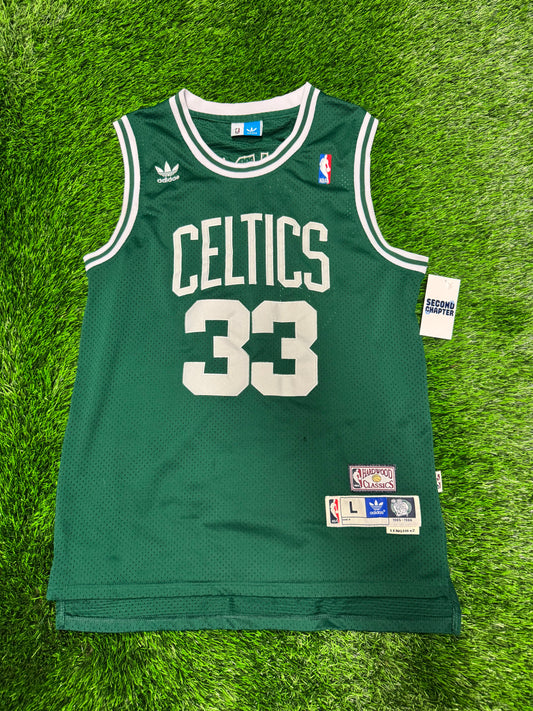 Boston Celtics Larry Bird Adidas Hardwood Classics NBA Jersey (L)