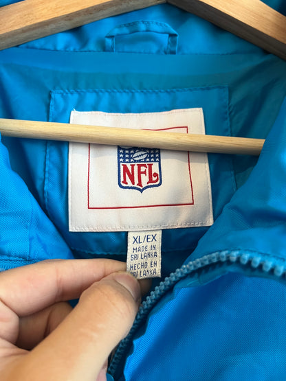 00s Carolina Panthers Blue NFL Windbreaker (XL)