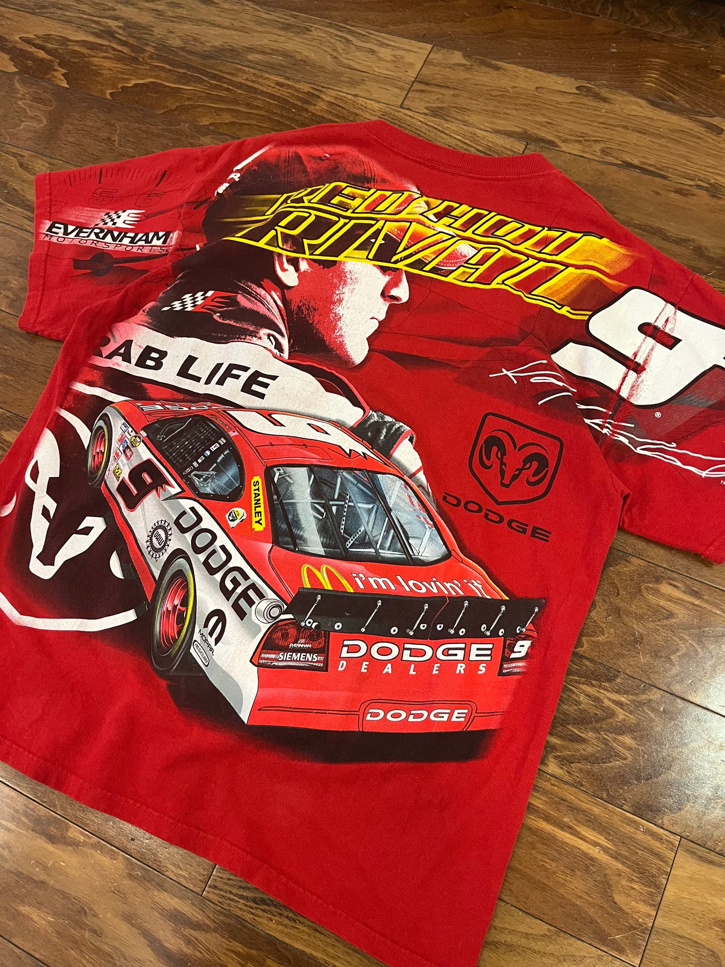00s Kasey Kahne Dodge Nascar AOP Tee (XXL)