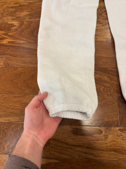 80s Charlotte Hornets White Sweatpants (L)