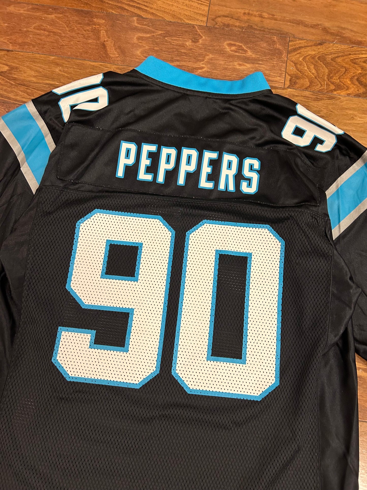 00s Carolina Panthers Julius Peppers Reebok Jersey (M)