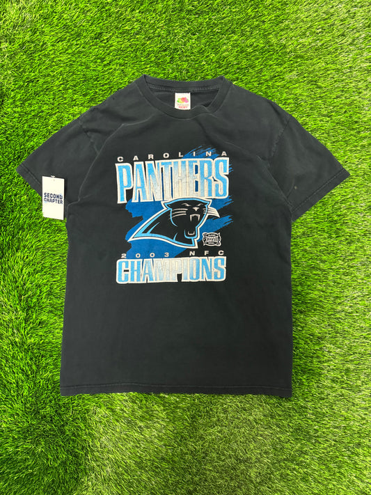 2003 Carolina Panthers NFC Champions Graphic Vintage Tee (L)