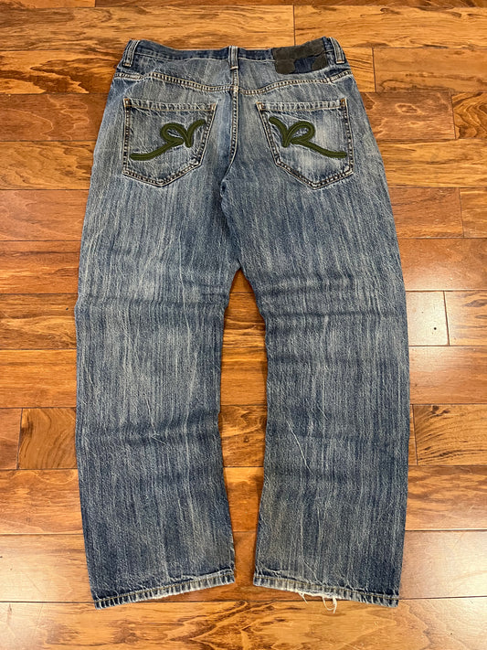 00s Rocawear Embroidered Jeans (36)