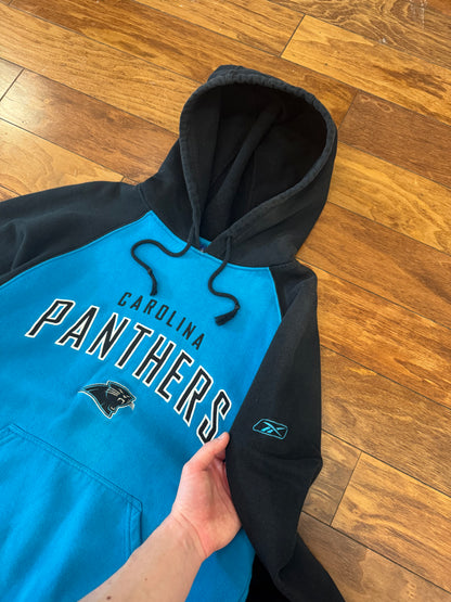 2010 Carolina Panthers Two Tone Reebok Hoodie (S)