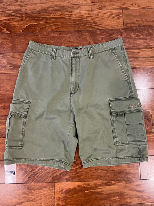 00s Quiksilver Green Cargo Shorts (36)