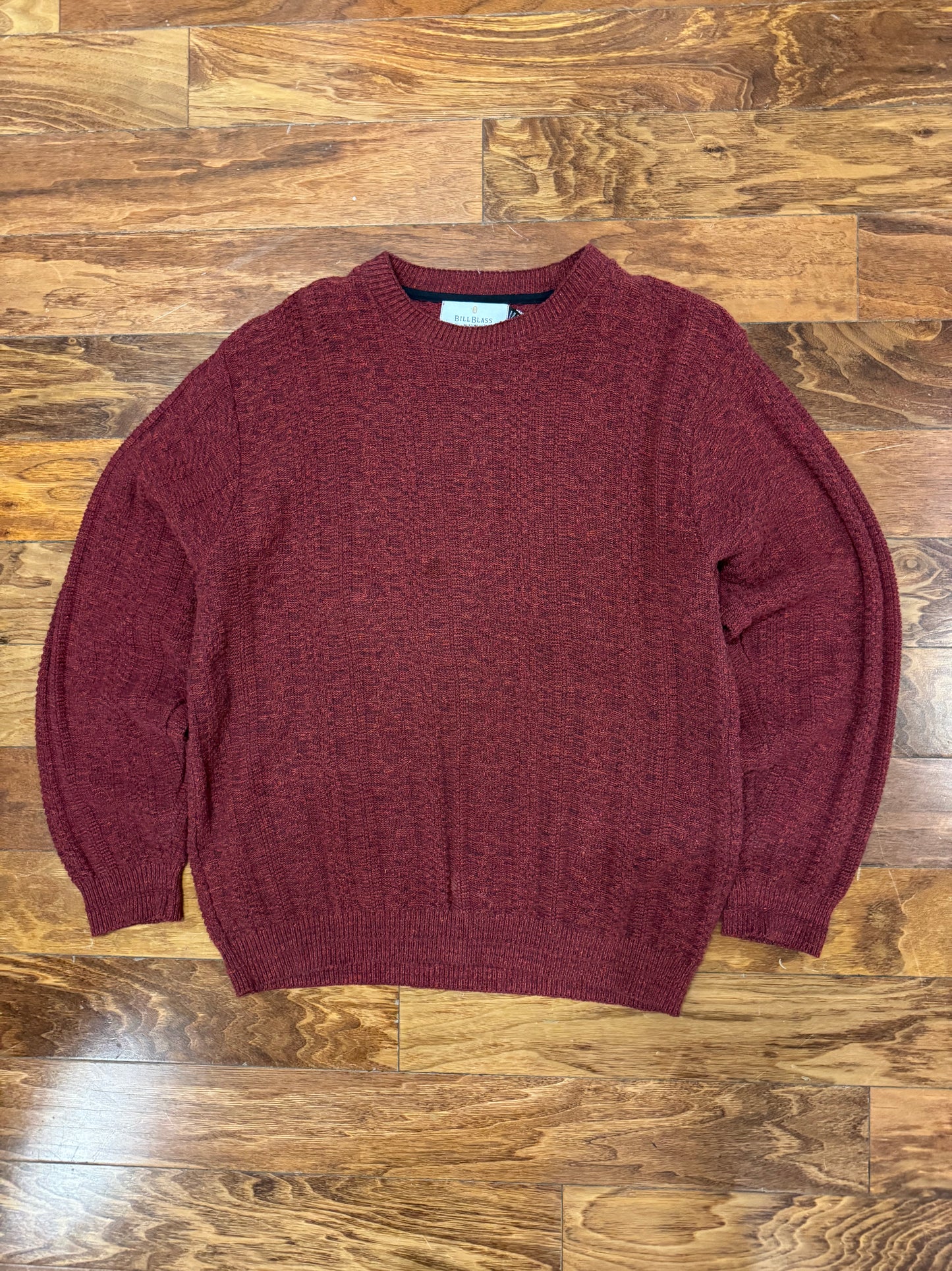 90s Bill Blass Maroon Sweater (L)