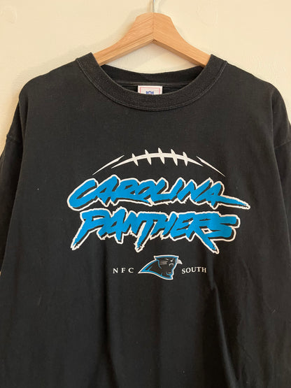 00s Carolina Panthers Cat Scratch Tee (L)