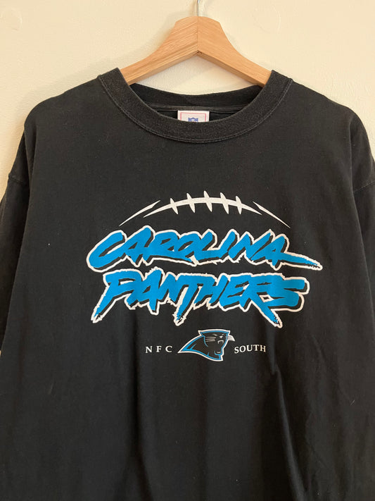 00s Carolina Panthers Cat Scratch Tee (L)