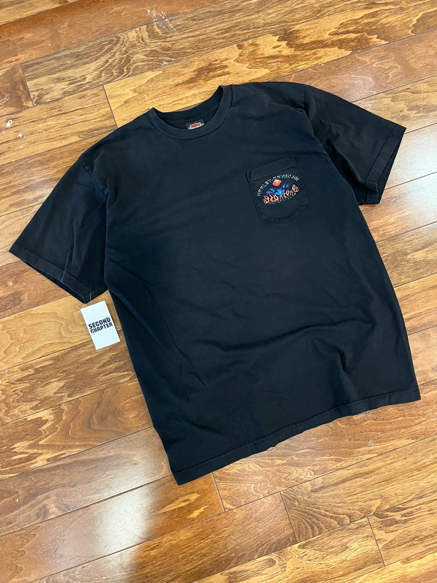 00s Harley Davidson Flames Hawaii Tee (XL)