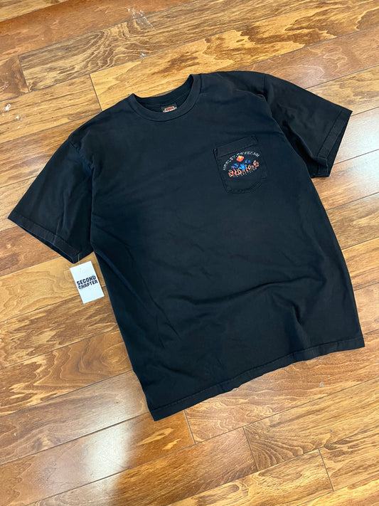 00s Harley Davidson Flames Hawaii Tee (XL)