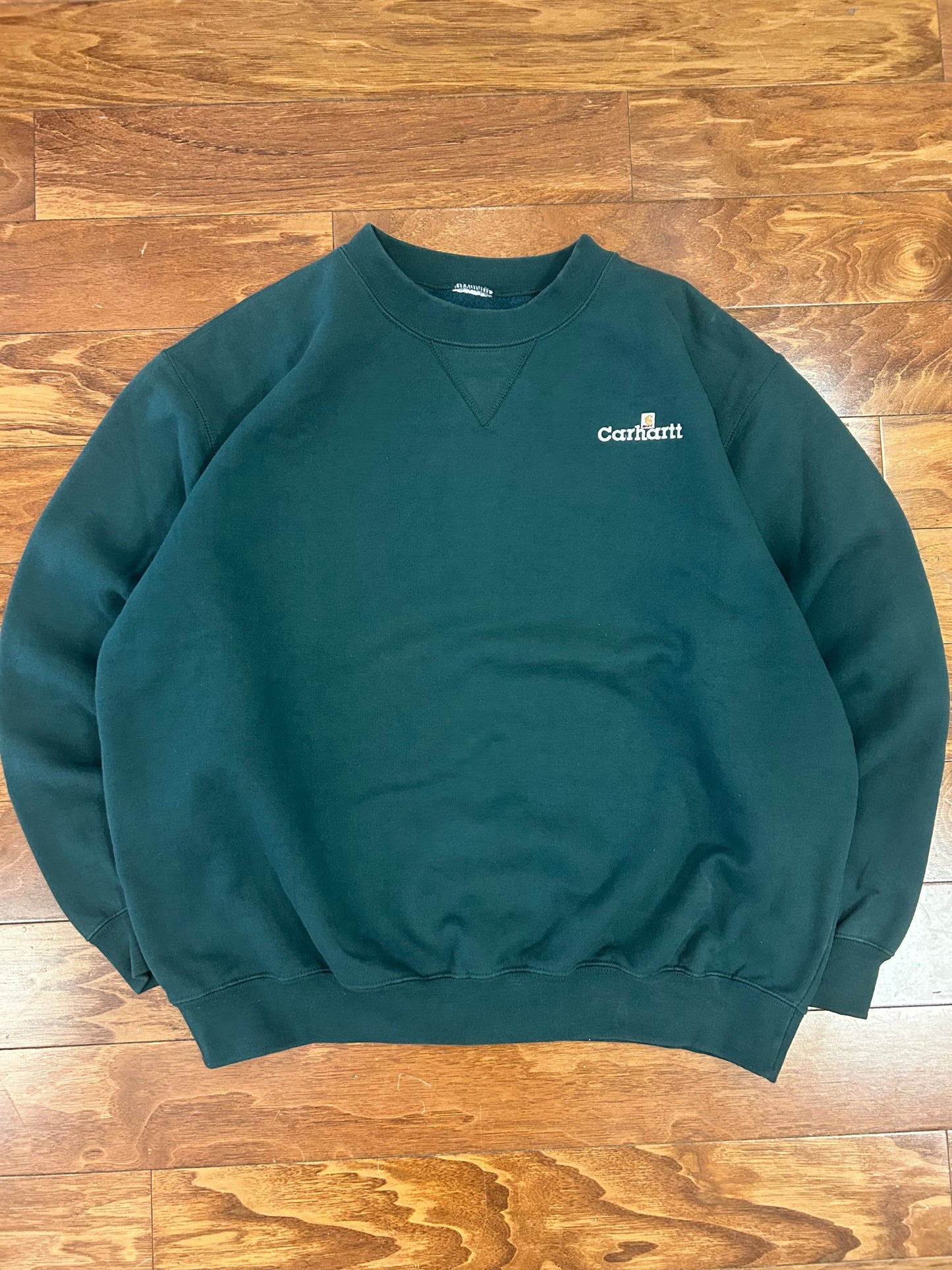 90s Carhartt Forest Green Crewneck (XL)