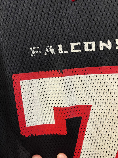 00s Atlanta Falcons Black Mike Vick NFLJersey (L)
