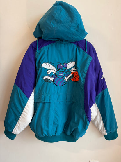 90s Charlotte Hornets Apex Puffer Jacket (L)