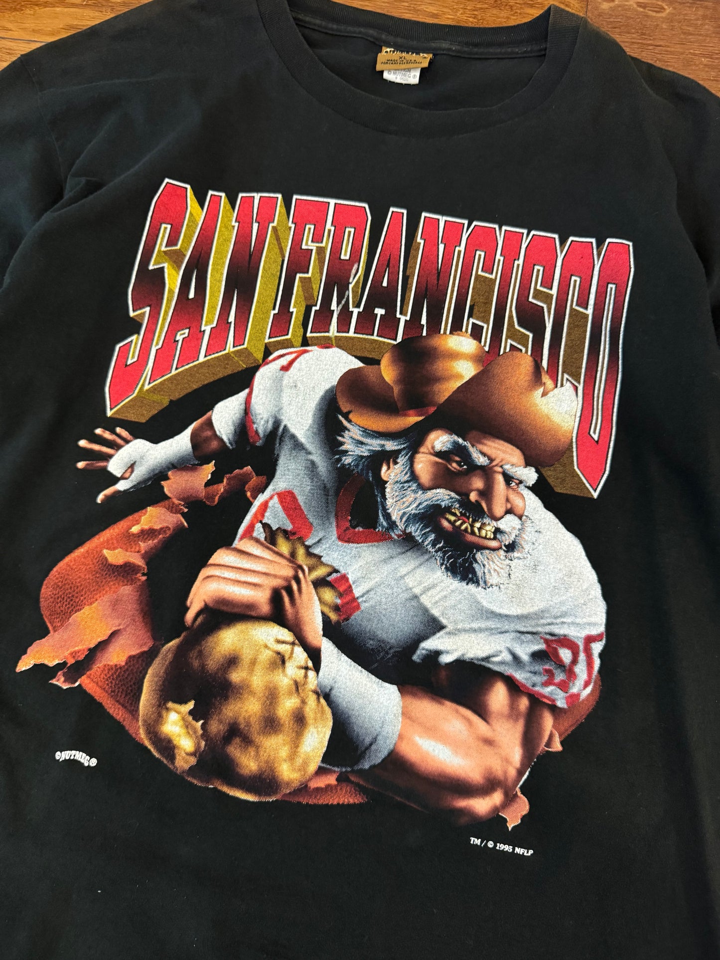 1995 San Francisco 49ers Breakthrough Nutmeg Tee (XL)