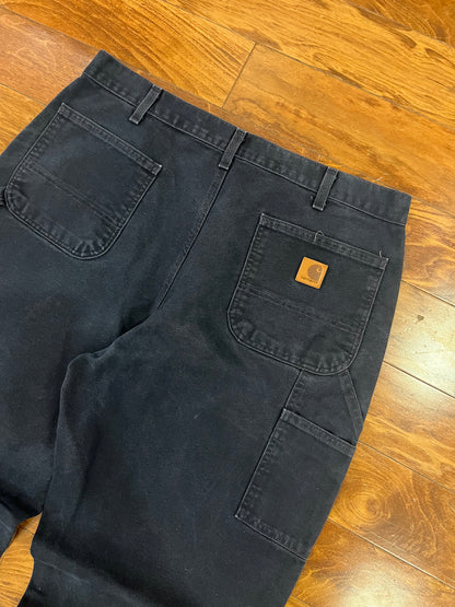 2019 Carhartt Navy Carpenter Workwear Pants (38x32)