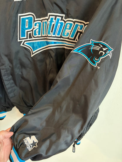 90s Carolina Panthers Starter Rare Embroidered Windbreaker (M)