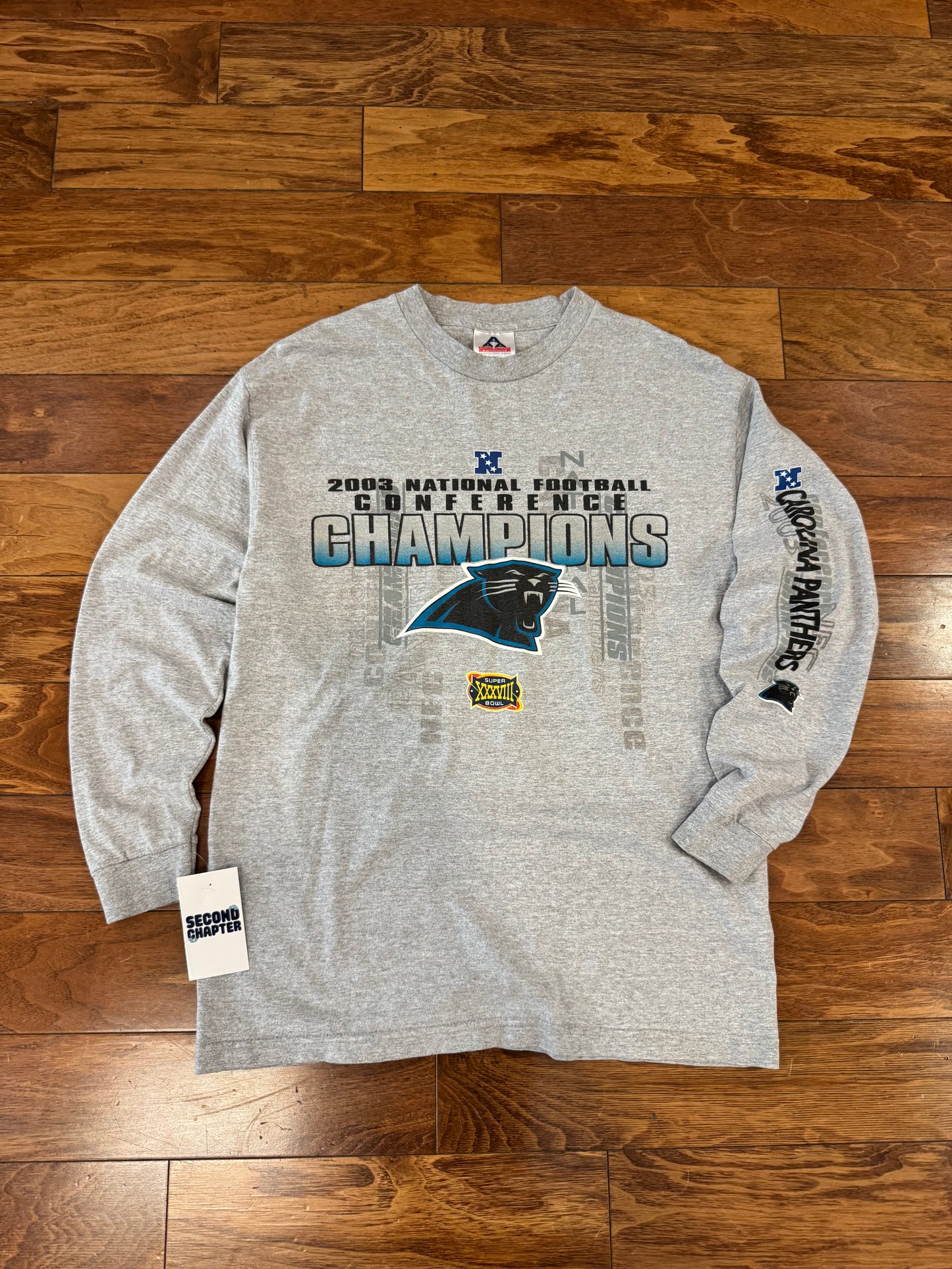 2003 Carolina Panthers Conference LS Tee (L)