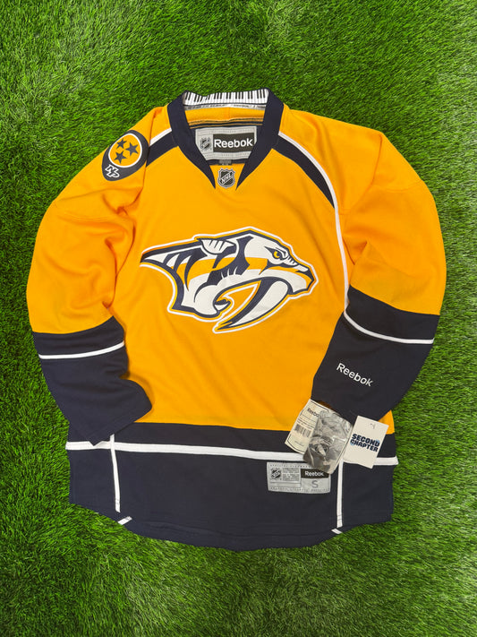 2012 Nashville Predators Reebok NHL Oversized Home Jersey (S)