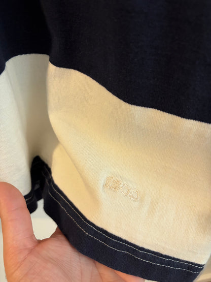 00s IZOD Rugby Striped Polo Shirt (L)