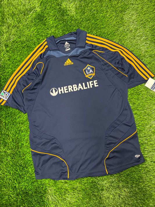 LA Galaxy Adidas Home Jersey Herbalife MLA 2008 Kit (XL)