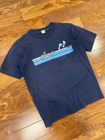 80s UNC Tar Heels Faded Vintage Tee (L)