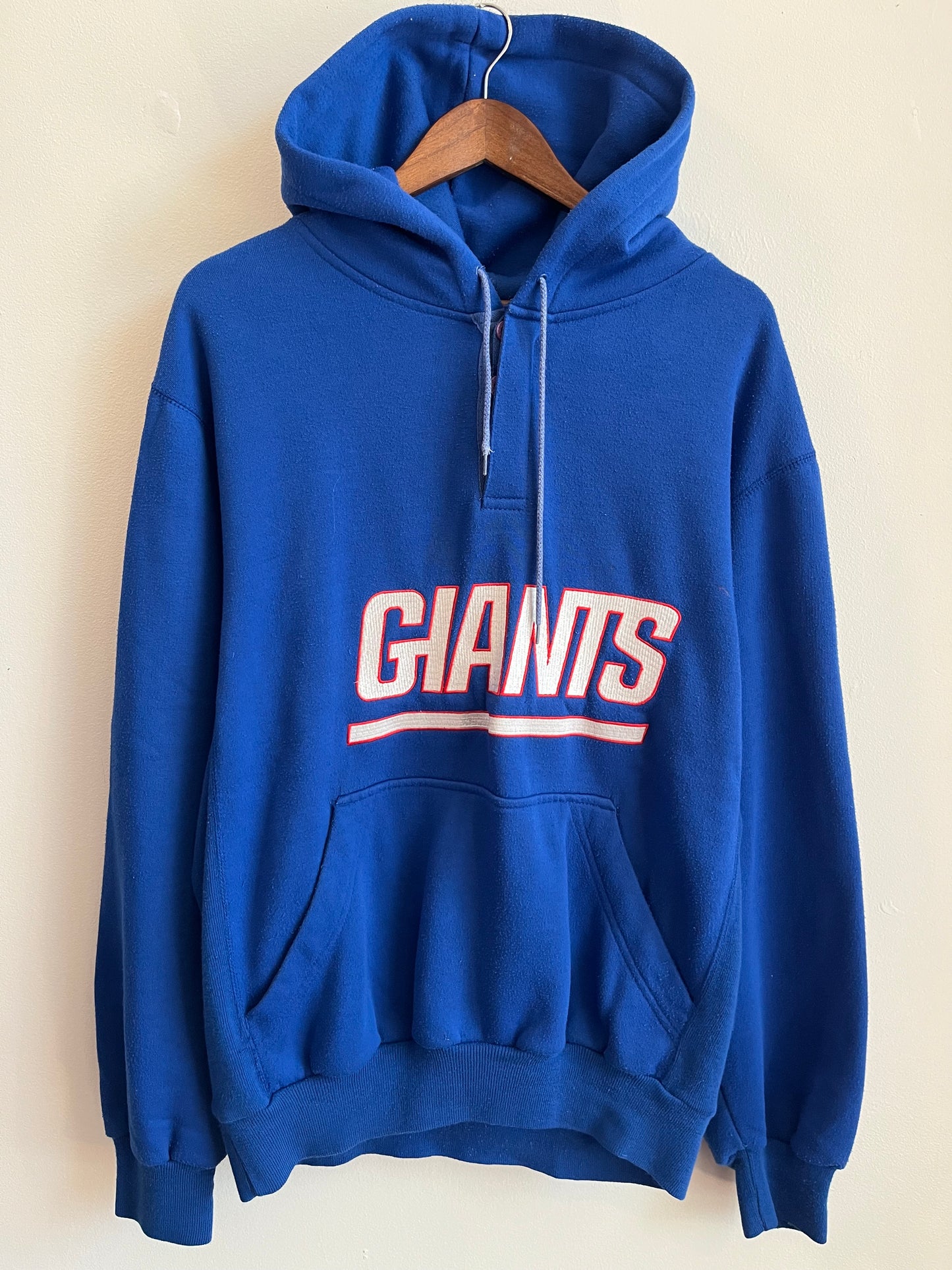 90s New York Giants Starter Henley Embroidered Hoodie (XL)
