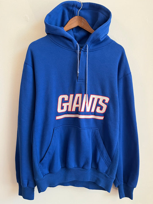 90s New York Giants Starter Henley Embroidered Hoodie (XL)