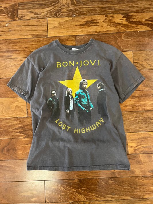 2008 Bon Jovi Lost Highway Music Tour Tee (M)