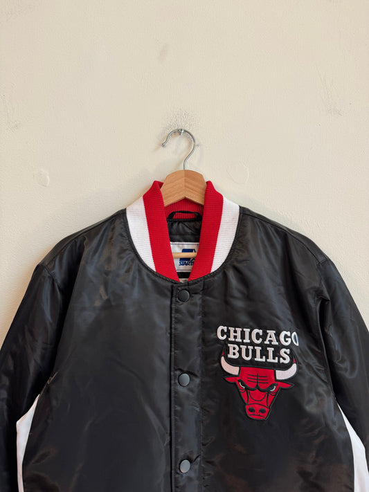 90s Chicago Bulls Starter Satin Jacket (M)
