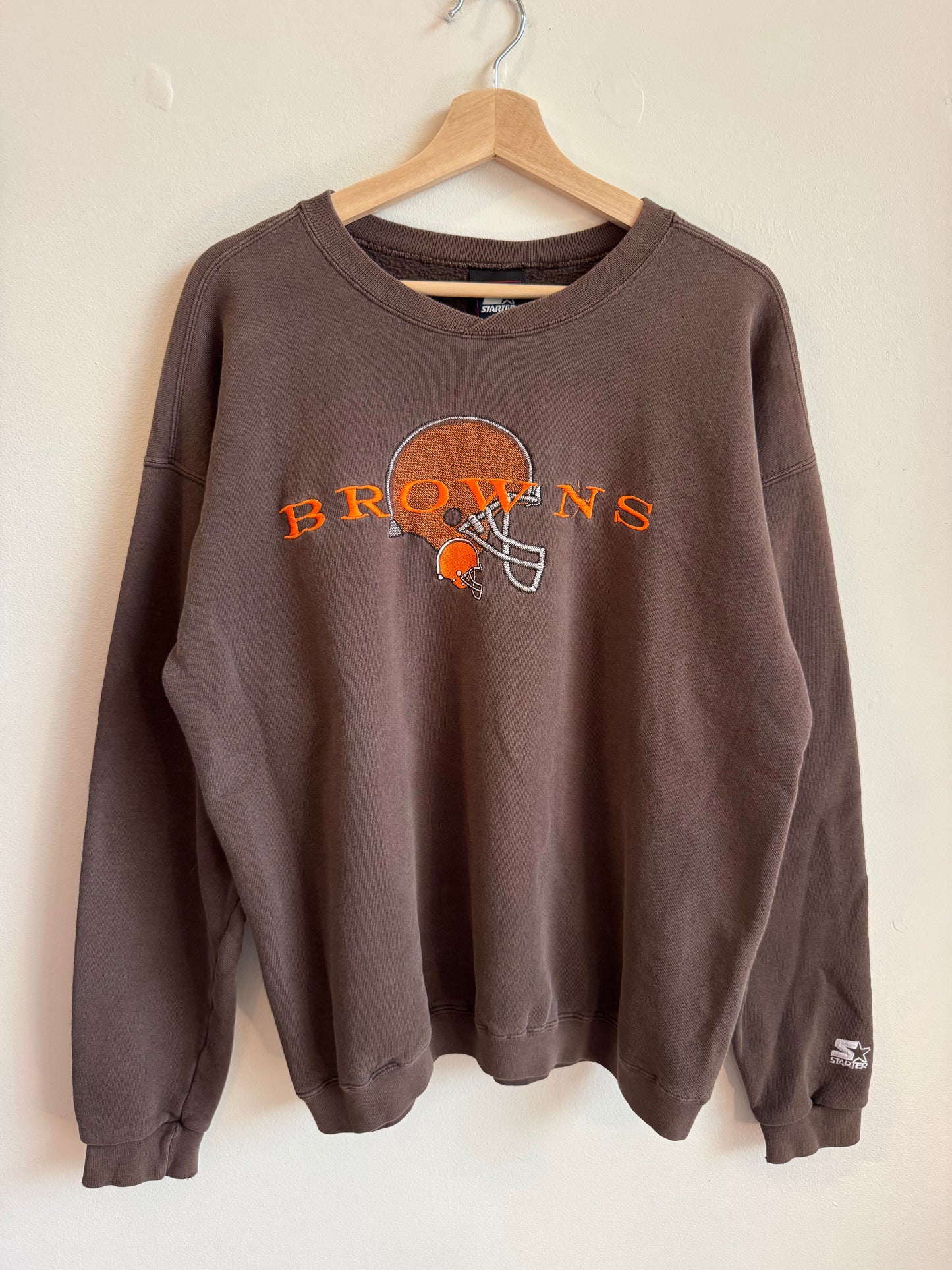 90s Cleveland Browns Starter Embroidered Crewneck (L)